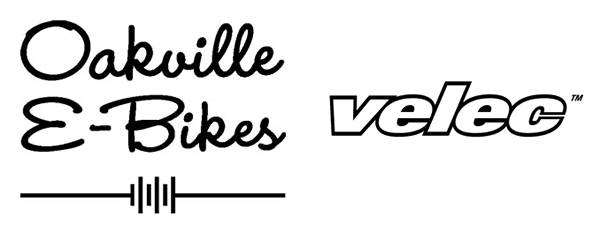 Oakville E-Bikes and Velec Logos